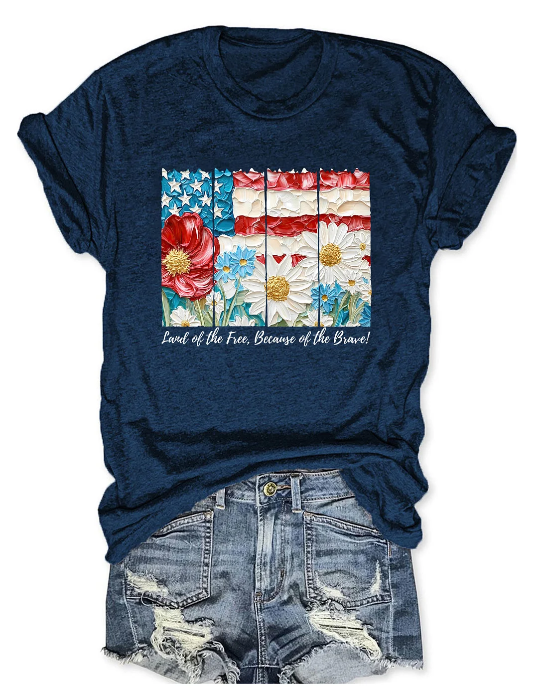 American Flag 4th Of July T-shirt