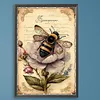 Bees Flowers-Paint by Numbers Acrylic Painting 40*60CM(Poster style）(HOT)