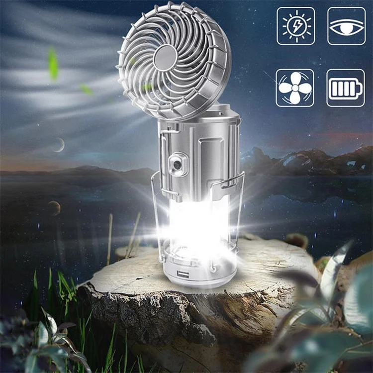 Outdoor LED Camping Light with Fan | 168DEAL