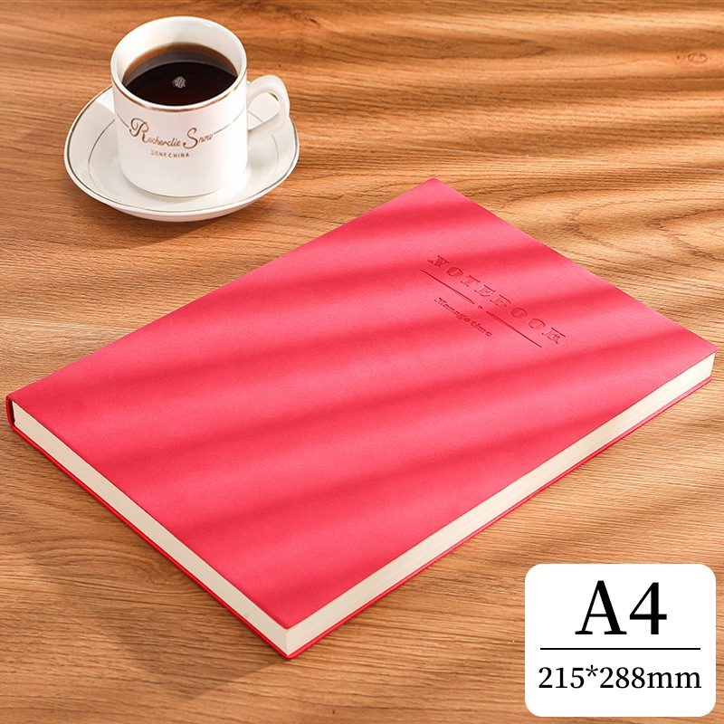Large A4 Soft Lambskin A5 Simple Student Horizontal Line Notebook Business Thickened B5 Notepad Office Cultural Notepad
