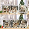 6PCS DIY Diamond Art Greeting Cards Christmas Girls Congratulations Cards & Gift