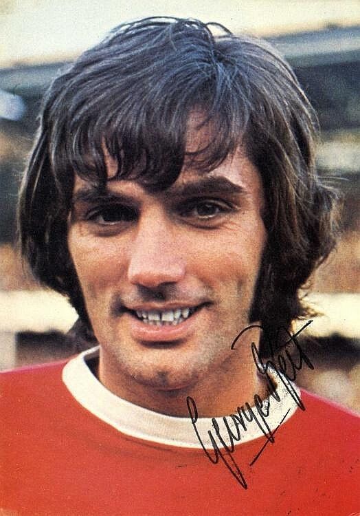 GEORGE BEST Signed Photo Poster paintinggraph - Manchester United & N Ireland - Preprint