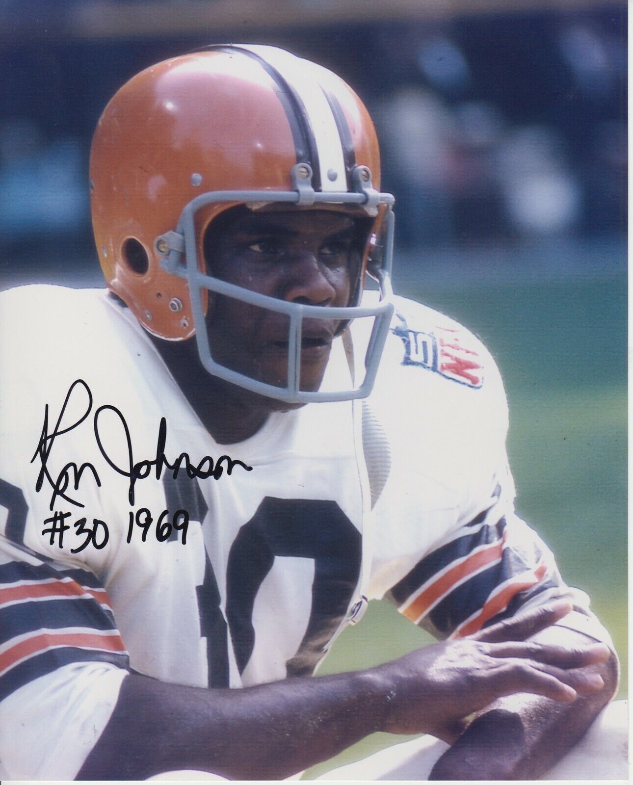 Ron Johnson #0 8x10 Signed Photo Poster painting w/ COA Cleveland Browns