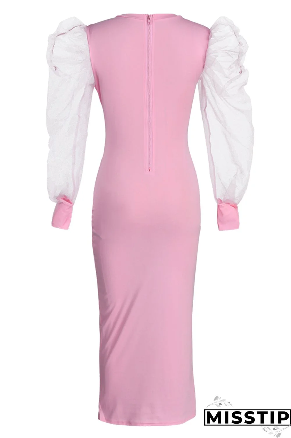 Black Fashion Casual Solid Patchwork O Neck Long Sleeve Dresses