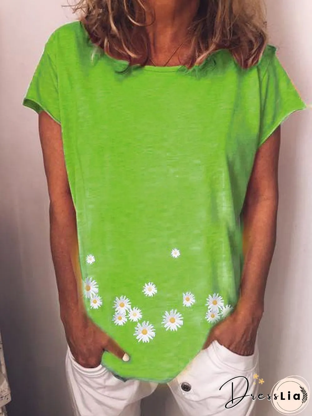 sunflower Casual O-Neck T-shirt