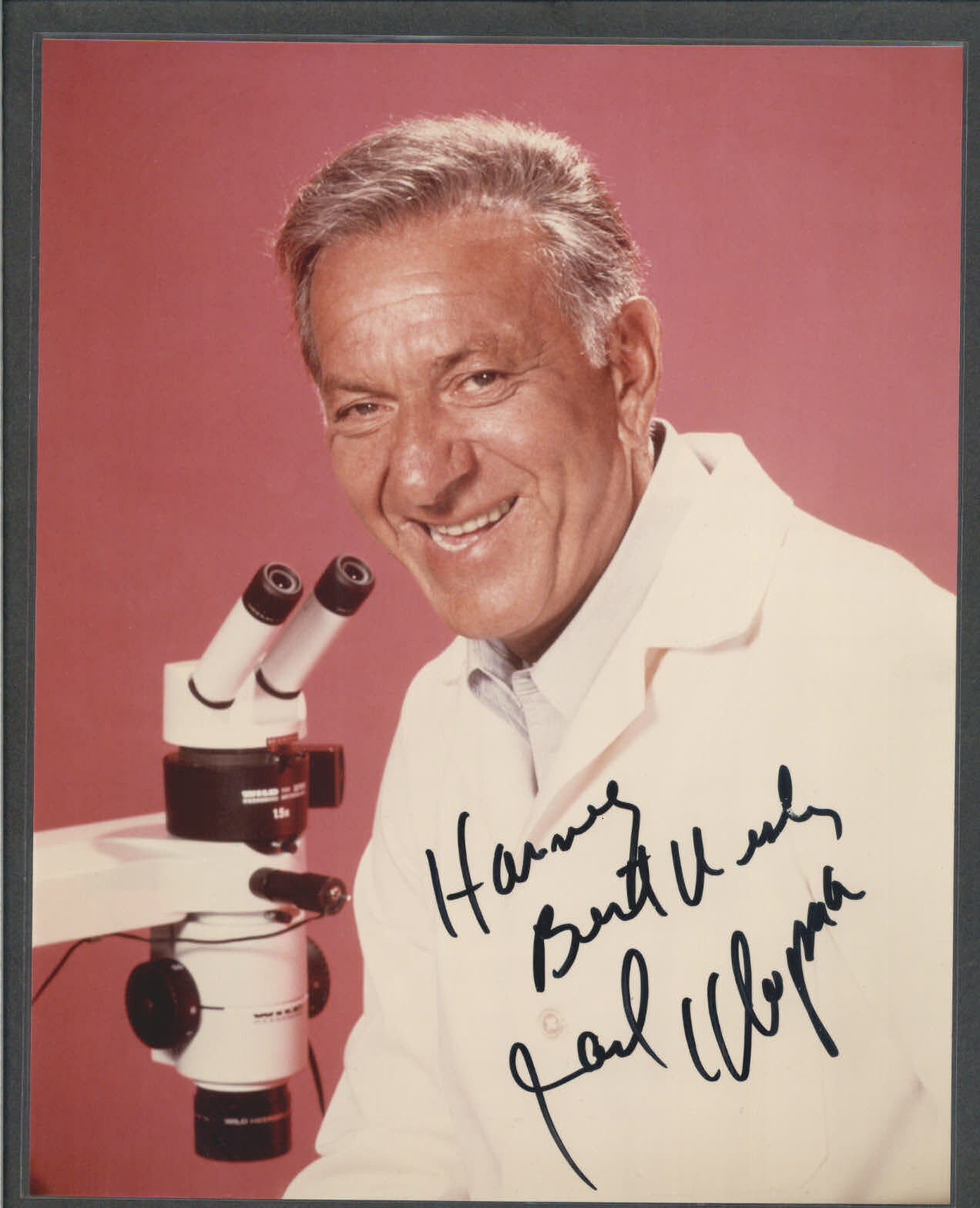 Jack Klugman - Signed Autograph Color 8x10 Photo Poster painting - Quincy M.E. - The Odd Couple