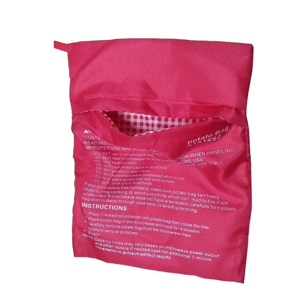 

Washable Microwave Oven Potato Bag Reusable Roast Potato Baking Bag Pocket, 501 Original