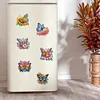 (US Local)6Pcs Diamond Painting Refrigerator Magnets Diamond Art Kits for Adult(Butterfly)