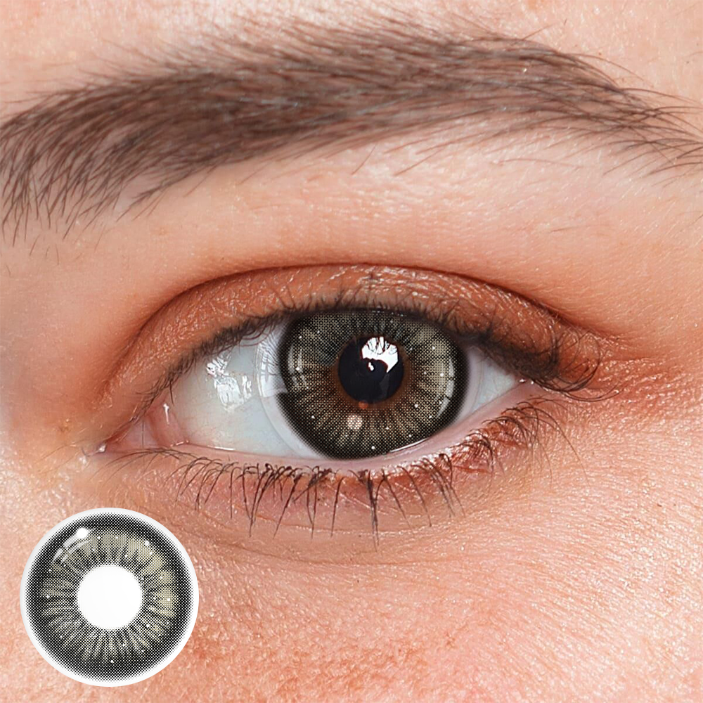 Yaqoot Black Prescription Coloured Contact Lenses