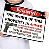 No trespassing warning - Metal Tin Signs(8*12Inch/12*16Inch)