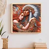 Indien - peinture diamant de forme sp&eacute;ciale - 30*30cm