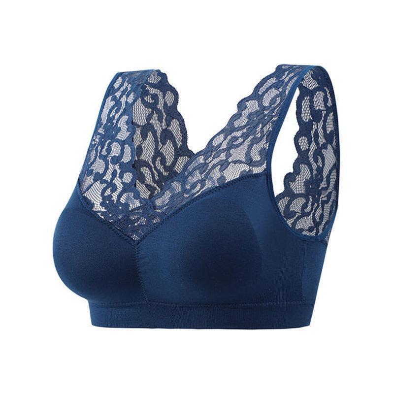  thdmladies Push Up Comfort Super Elastic Breathable Lace Bra thedmladies