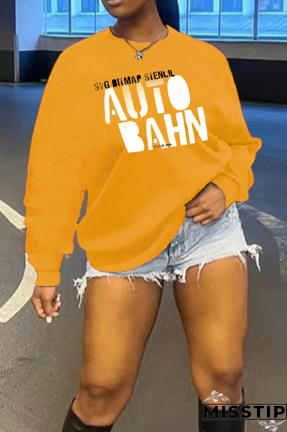 Grey Casual Print Patchwork O Neck Tops