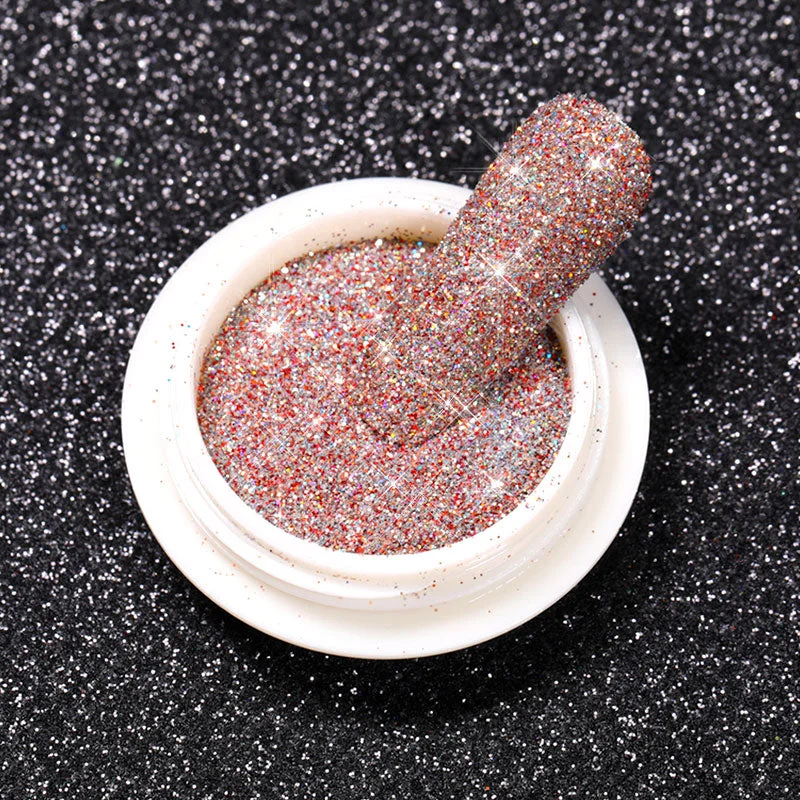 1Box Reflective Glitter Powder For Nails Iridescent Flakes Sequins Pigment Dust Manicures Decoration Chrome Pigment Polish Gel-Nail Inspo