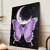 DIY Pearl Painting Butterfly for Home Wall Decor with Frame(40*30cm)