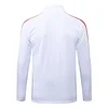 25/26 Bayern Munich White long zipper Training Jacket Set