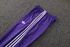 Joyfball 2024/2025 Real Madrid Long Zipped Jacket white Retro version Soccer Jersey 1:1 Thai Quality 