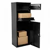 [US Local Warehouse] Galvanized Steel Large Package Drop Boxes Anti-Theft Lockable for Porch Curbside