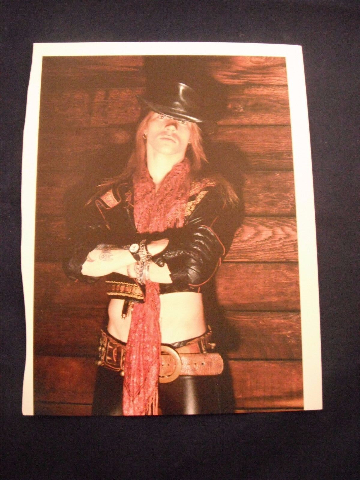 Guns N Roses GnR Coffee Table Book Photo Poster painting Page Axl Rose #2