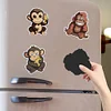 6Pcs Gorilla Diamond Painting Fridge Magnet Diamond Art Magnets Decals Kit