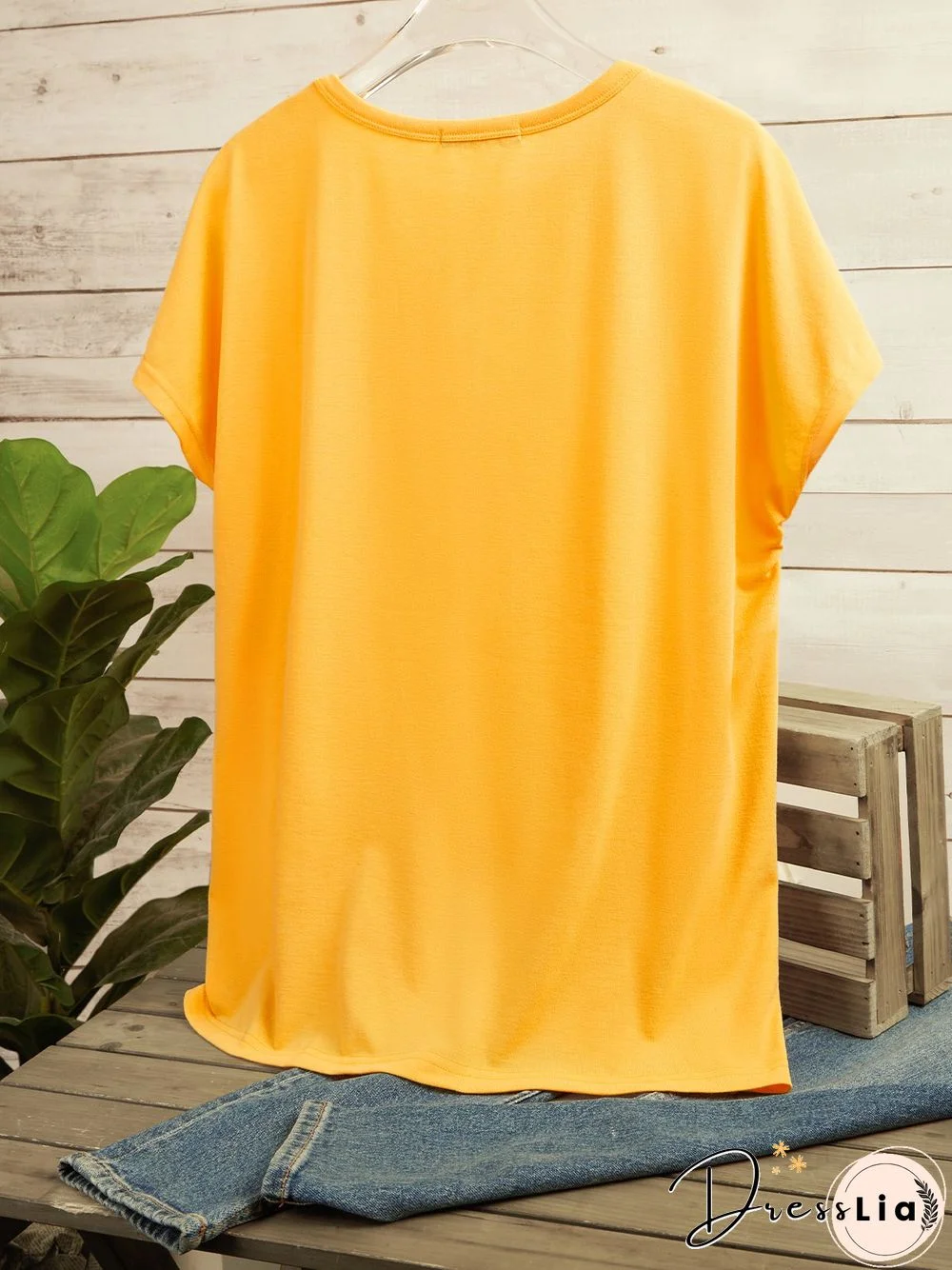 Round Neck Animal Regular Fit Short Sleeve T-Shirt