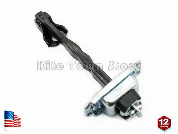 Silscvtt Black With Silver Drive Side Front Door Check Stop Replacement for 2012 2013 2014 2015 Camry 68610-06091