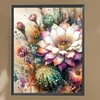 Diamond Painting -DIY Full Square Drill Cactus Flower(40*50CM)