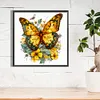 Diamond Painting -DIY Round Drill Orange Butterfly(40x40cm)