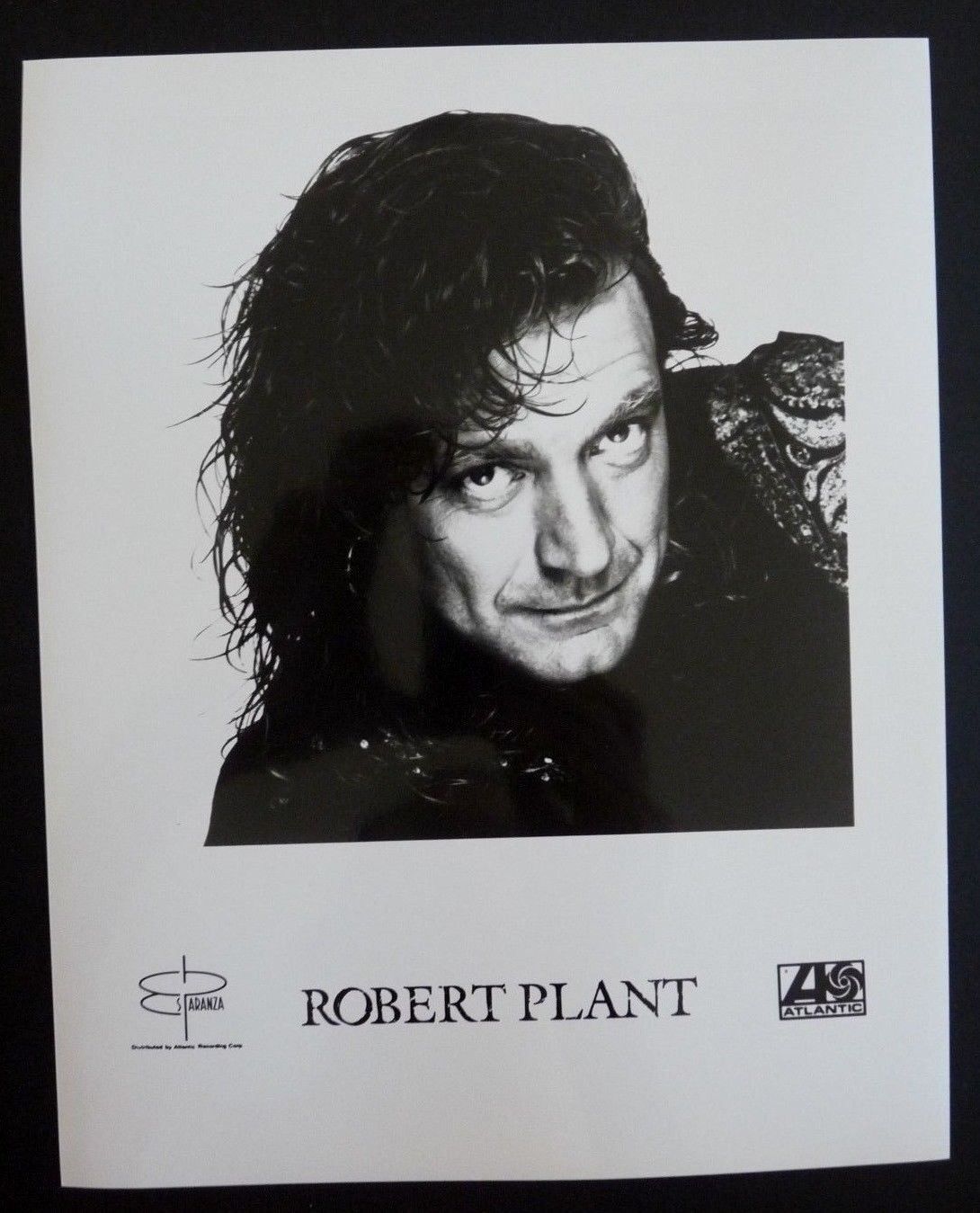 Robert Plant of Led Zeppelin Rare Promo 8x10 Photo Poster painting Atlantic #2