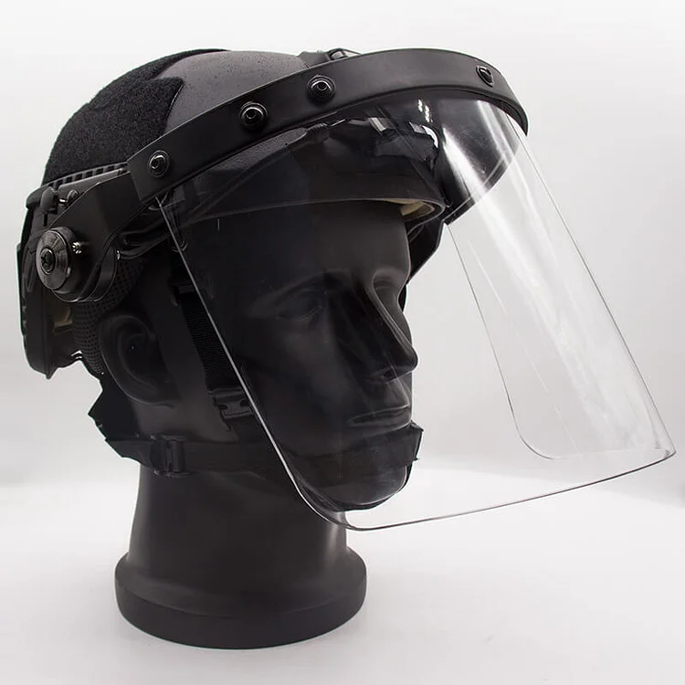 ACH/MICH/FAST Explosion-Proof Protective Mask Tactical Helmet Full Face Transparent Mask