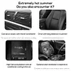 2Pcs Car Interior Rear Headrest Fan 3 Speeds Adjustable Car Interior Accessories