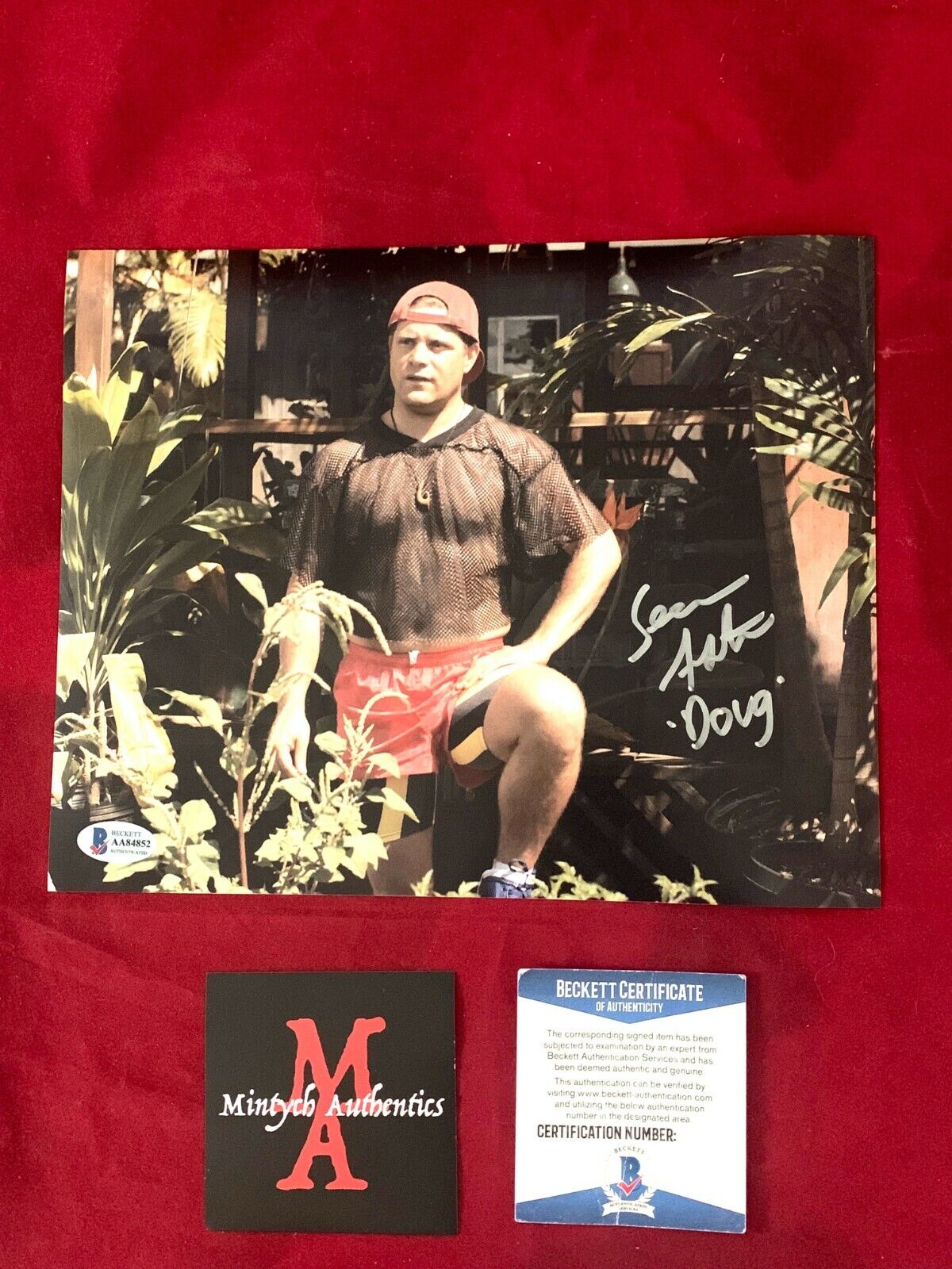 SEAN ASTIN AUTOGRAPHED SIGNED 8x10 Photo Poster painting! 50 FIRST DATES! BECKETT COA!