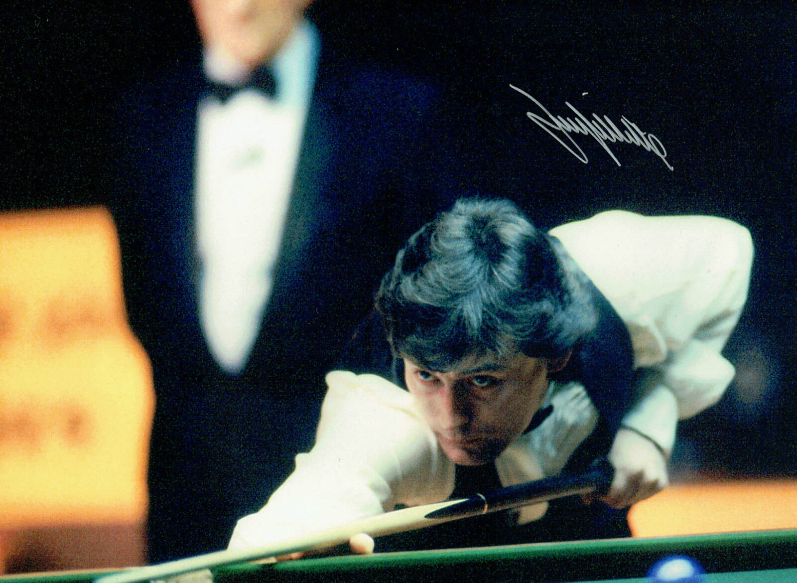 Jimmy WHITE Signed Autograph MASSIVE 16x12 Early Snooker Photo Poster painting AFTAL COA