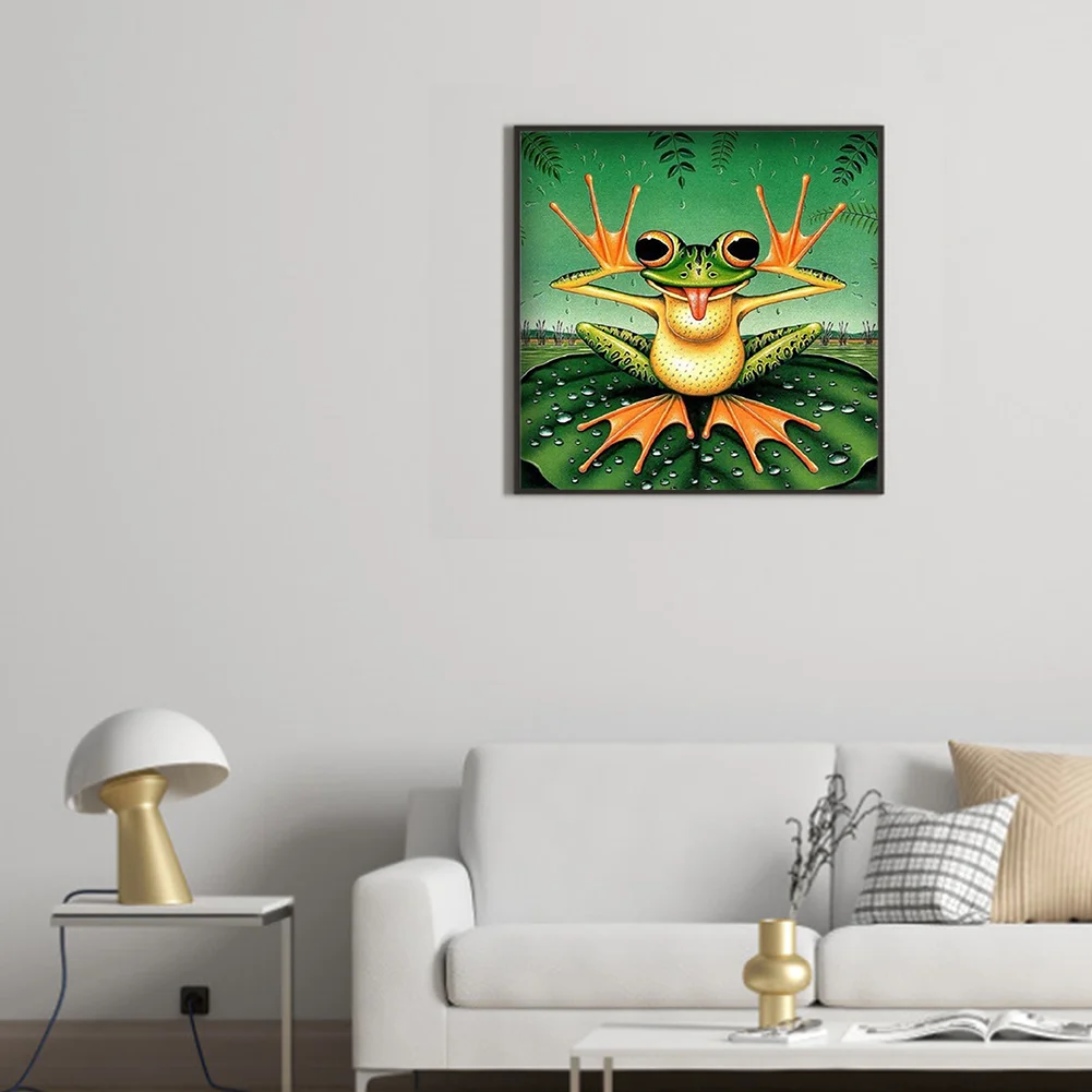 11CT Full Stamped Cross Stitch - Scenery House Countryside(Canvas|40*50CM) - Eco-Friendly Cotton Thread