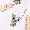 1Pc DIY Diamond Painting Lettter Keychain