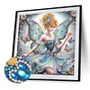 Blue Butterfly Pearl Fairy Special Shaped 5D DIY Partial Drill Diamond Painting Kits for Adults Beginners Home Decor Diamonds Dots Gem Art Kits Diamond Dots Paintings 11.81 X11.81inch