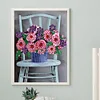 >SALE<5D DIY Partial Special Shaped Drill Diamond Painting Kit Vase Bouquet Home Decor