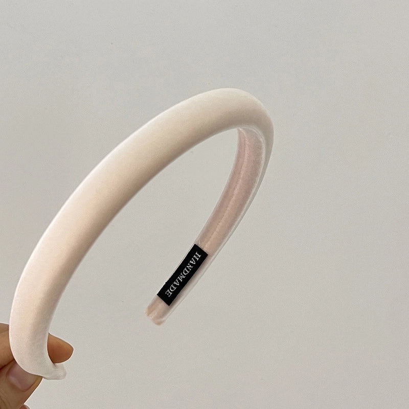 Women’s Minimalist Solid Color Cloth Handmade Hair Band