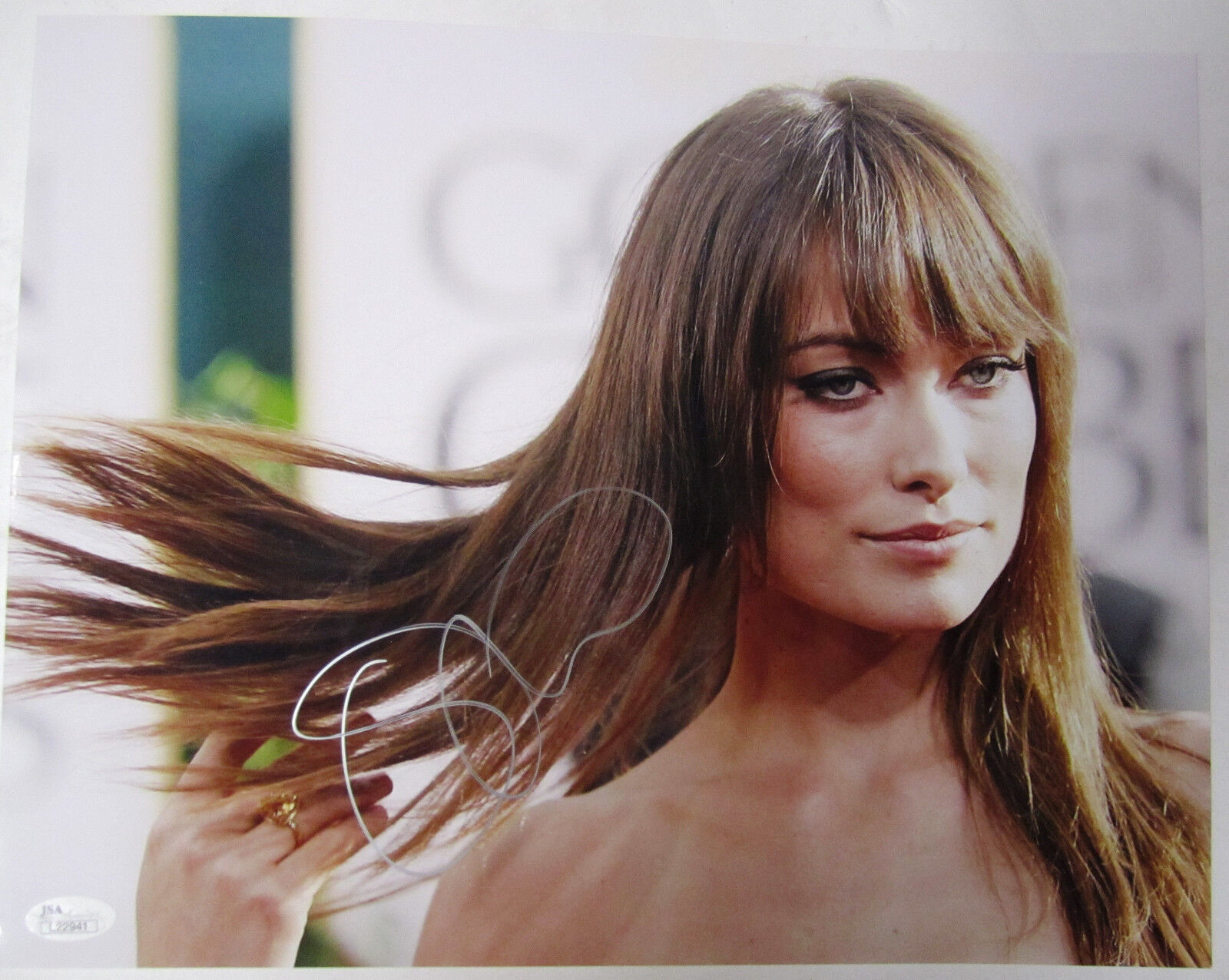 Olivia Wilde REAL hand SIGNED 11x14 Photo Poster painting JSA COA The O.C. & House & Tron