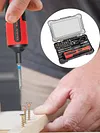 Electric Screwdriver Set LED Light Automatic Screwdriver for Furniture Gaming PC