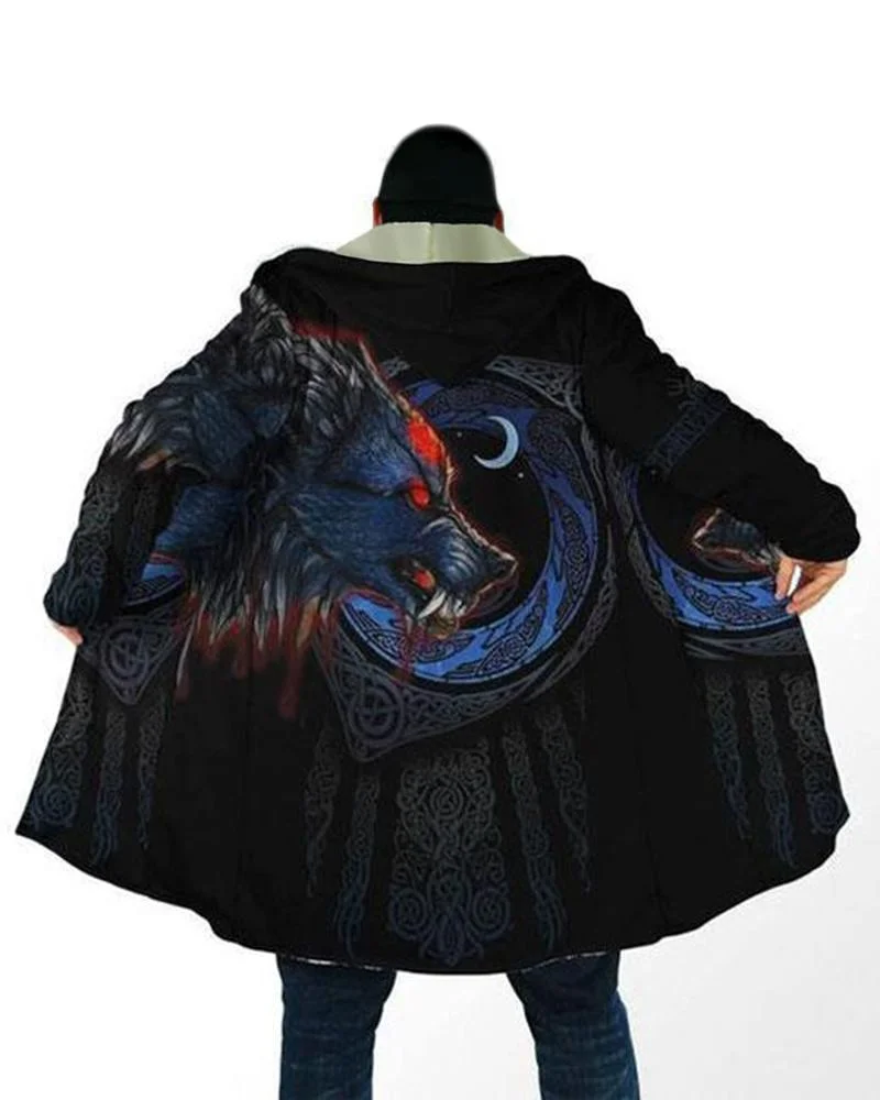 Men's Creative Printed Cloaks43