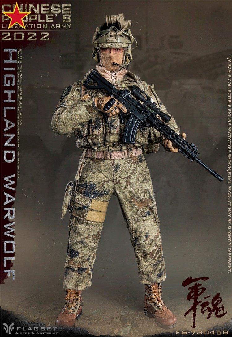 【Pre-order】Flagset FS73045A B Military Soul Series Highland warwolf Stormer Precision shot 1/6 Soldier