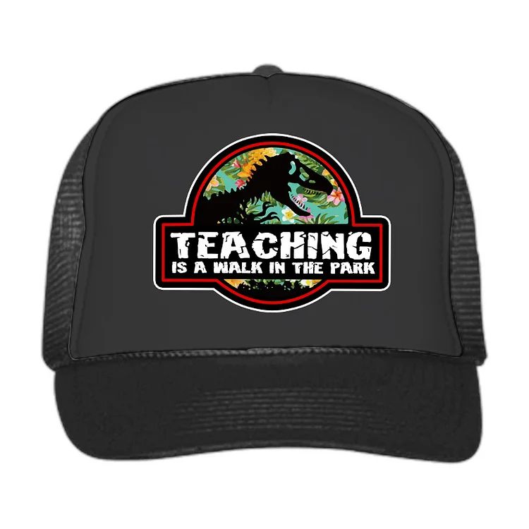 Eagerlys Teaching Is A Walk In The Park Teacher Mesh Cap