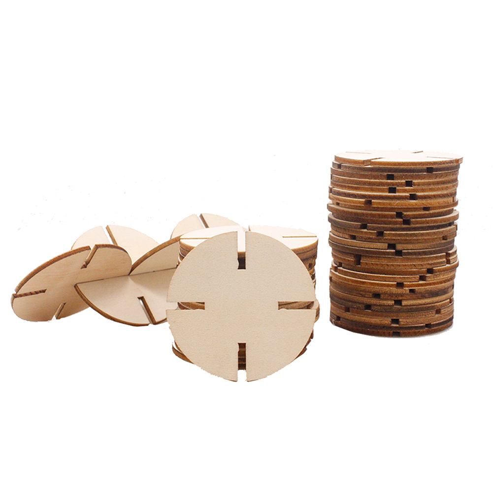 

50pcs/set DIY Windmill Pattern Wooden Easter Decor Hanging Pendant Ornament, 501 Original
