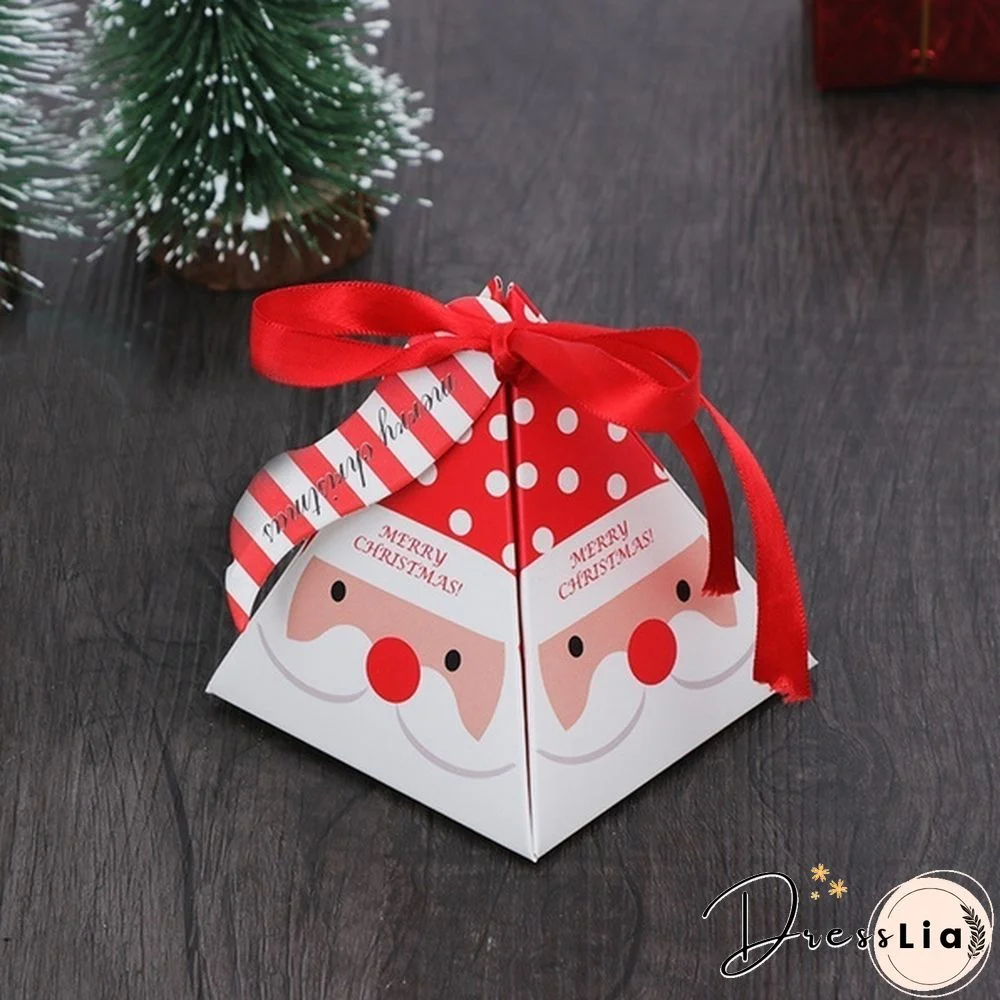 5/10PCS New Kids Favors Gift Package Creative Christmas Decoration Paper Carrier Candy Box Xmas Bags