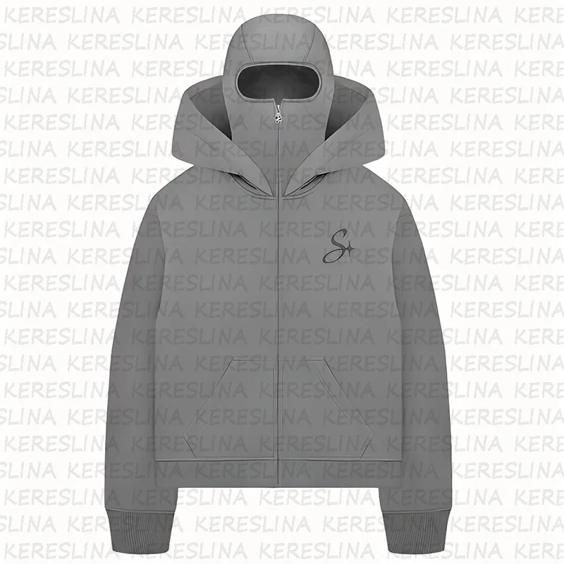 Athvotar Athvotar Brand Double Hat Unique Design Hooded Jacket Autumn And Winter New Master With Loose Y2K Jacket