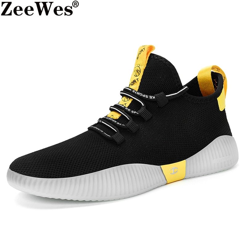 Mesh Shoes Men's Breathable Thin Section Trend Deodorant Summer New Casual Sports Fly Weaving Mesh Red Jelly Shoes Tenis Hombre