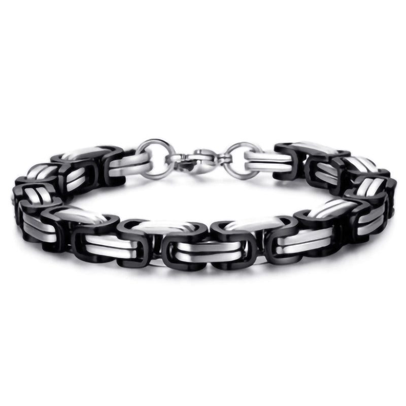 Fashion Solid Color Titanium Steel Plating Unisex Bracelets
