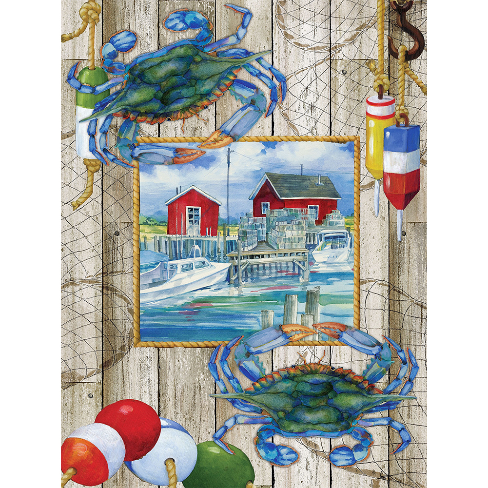 

Crab Scenery - Round Drill Diamond Painting - 30*40CM, 501 Original