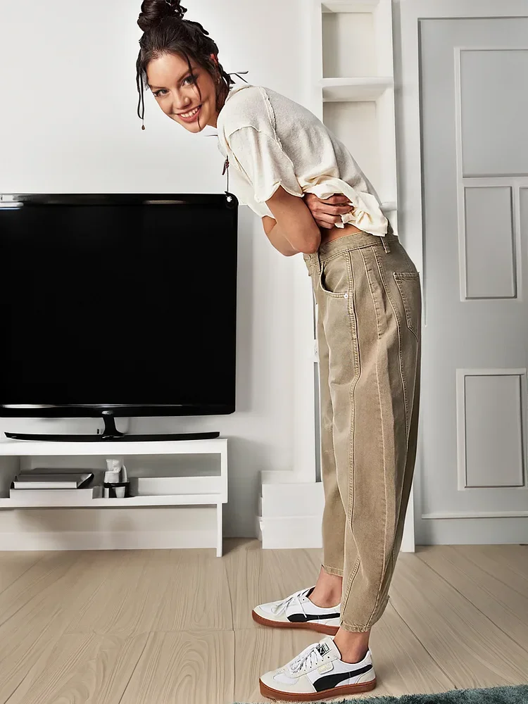 🔥Mid-Rise Barrel Jeans (Buy 2 Free Shipping)